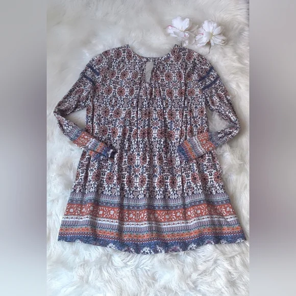 En Creme  Flawed Boho Tunic Dress Size Size L - Picture 2 of 5